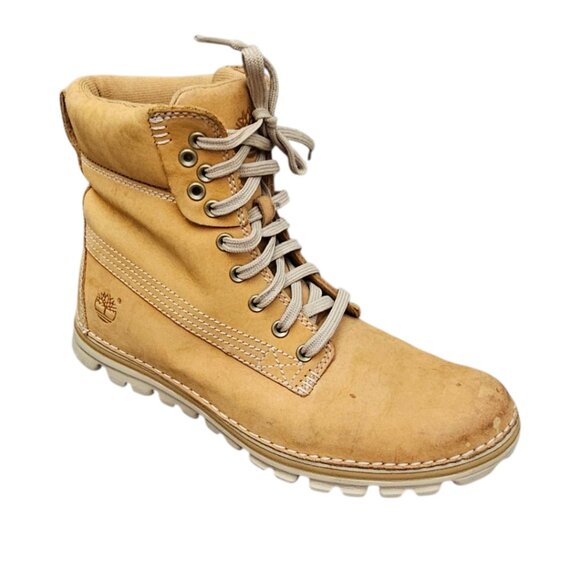 Timberland Brookton Women's Nubuck Leather Lace-up Hiking Combat Winter Boot - Picture 2 of 12